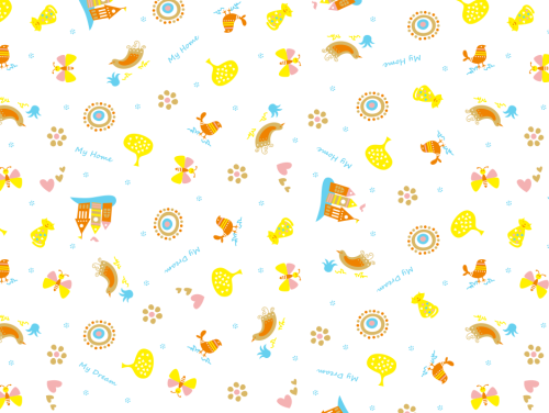 Motif Burung Full print