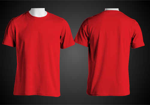 Mock Up kaos Corel Draw