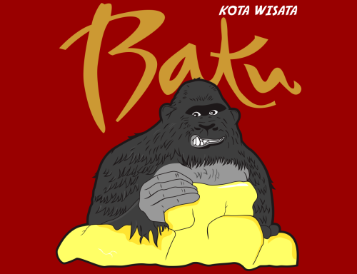 Kaos Kota Wisata Batu (Gorila)