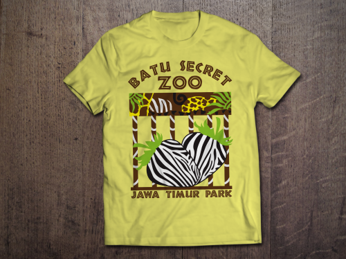 Desain Kaos Batu Screet Zoo