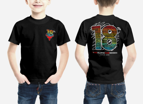 Mockup Kaos Anak-anak (depan + Belakang)