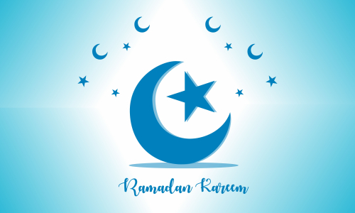 Ramadan kareem and mubarak greeting background islamic illustration