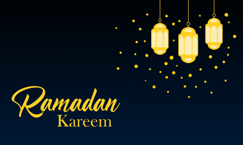 Ramadan kareem and mubarak greeting background islamic illustration