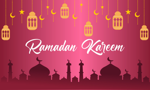 Ramadan kareem and mubarak greeting background islamic illustration