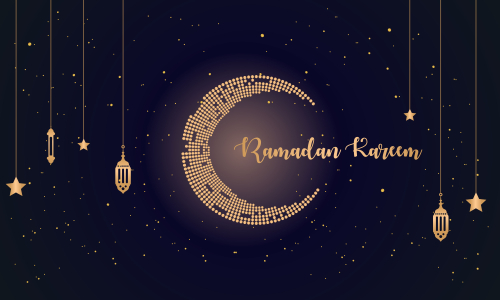 Ramadan kareem and mubarak greeting background islamic illustration