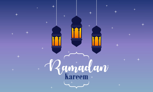 Ramadan kareem and mubarak greeting background islamic illustration