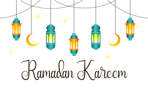 Ramadan kareem and mubarak greeting background islamic illustration