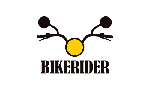 Bike motorcycle rider logo design. Motorcycle logo vector