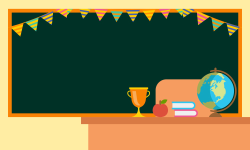 Back to school background as blank copy space text area illustration.