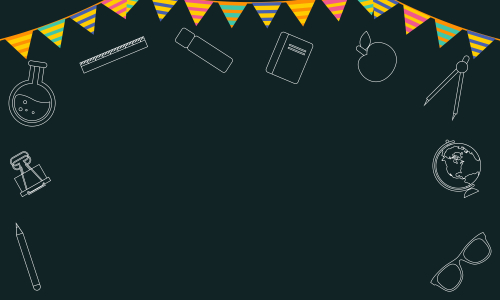 Back to school background as blank copy space text area illustration.