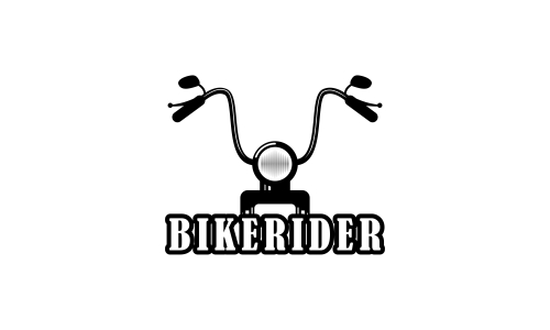 Bike motorcycle rider logo design. Motorcycle logo vector