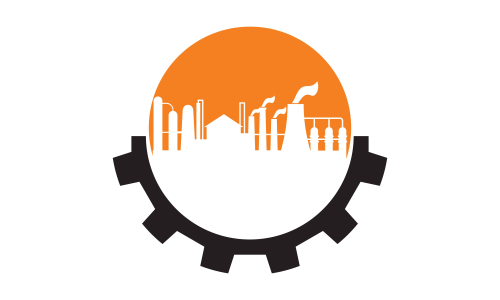 Factory Vector Logo Design Template. Manufactory Illustration
