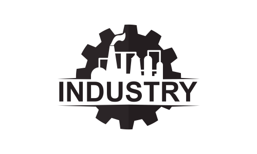 Factory Vector Logo Design Template. Manufactory Illustration