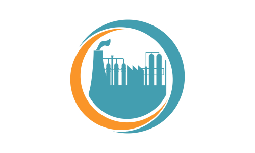 Factory Vector Logo Design Template. Manufactory Illustration