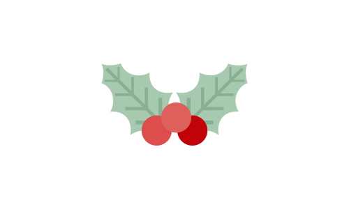 Set of ornaments christmas logo vector illustration