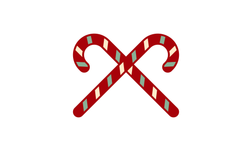 Set of ornaments christmas logo vector illustration