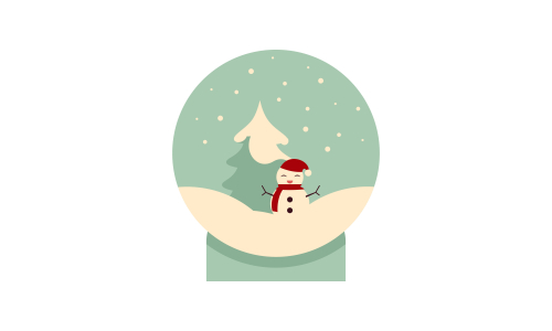 Set of ornaments christmas logo vector illustration