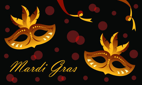 Mardi gras carnival party design. Fat tuesday, carnival, festival. Vector illustration