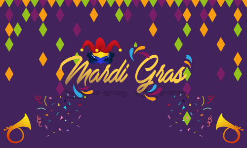 Mardi gras carnival party design. Fat tuesday, carnival, festival. Vector illustration
