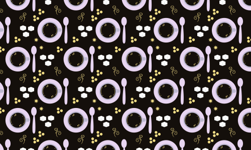 Seamless element pattern of coffee icons background illustration