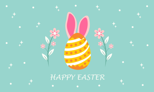 Happy easter day design background vector illustration