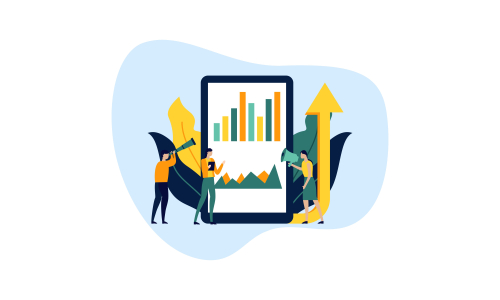 Business startup modern flat design vector illustration