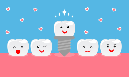 Dental mascot, tooth mascot care concept clean and dirty tooth vector illustration