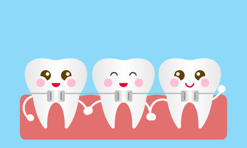 Dental mascot, tooth mascot care concept clean and dirty tooth vector illustration
