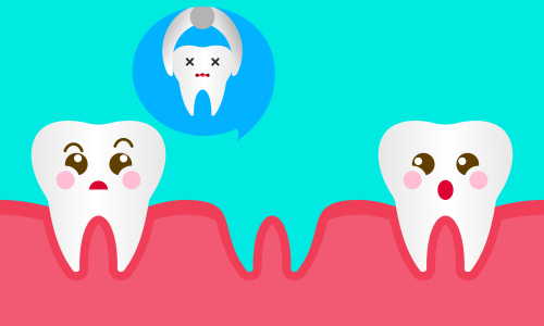 Dental mascot, tooth mascot care concept clean and dirty tooth vector illustration
