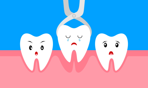 Dental mascot, tooth mascot care concept clean and dirty tooth vector illustration