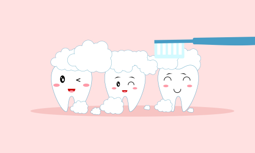 Dental mascot, tooth mascot care concept clean and dirty tooth vector illustration