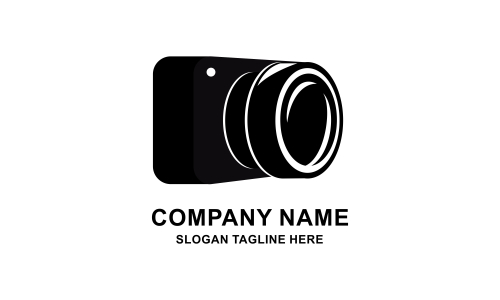 Camera logo, photography for design vector illustration