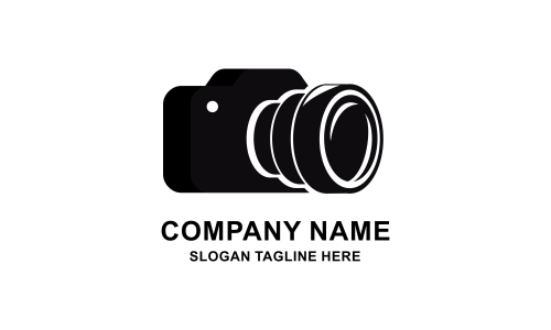 Camera logo, photography for design vector illustration