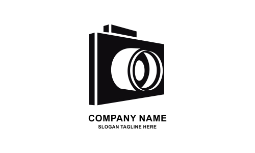 Camera logo, photography for design vector illustration