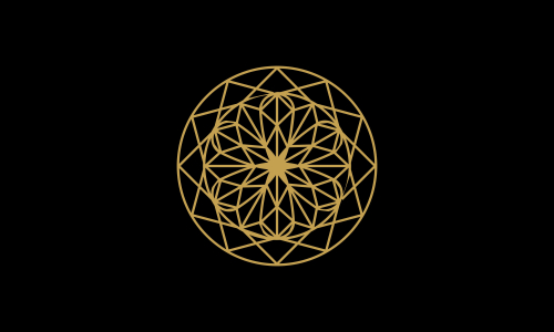 Mandala decorative element illustration. Geometric logo template