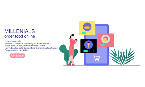 Millennials activity design logo vector illustration 