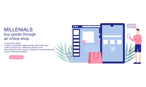 Millennials activity design logo vector illustration 