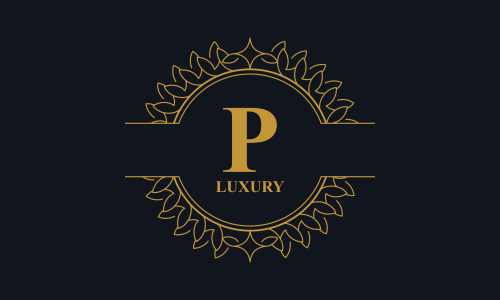 Ornamental luxury golden logo design vector illustration