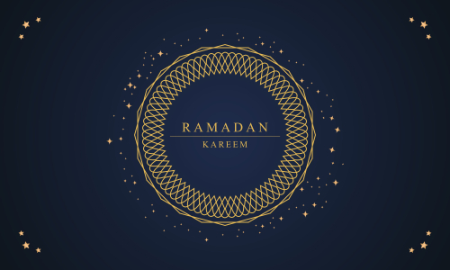 Ramadan kareem and mubarak greeting background islamic illustration