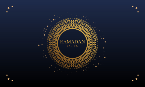 Ramadan kareem and mubarak greeting background islamic illustration