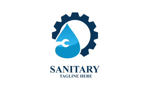 Sanitary ware logo design of icon vector illustrations