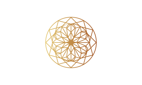 Mandala decorative element illustration. Geometric logo template