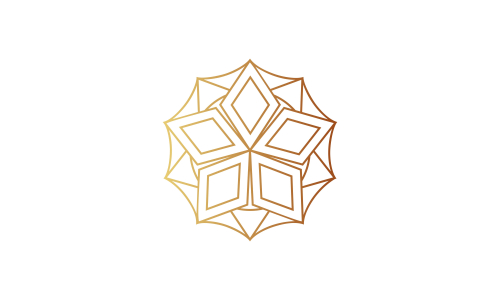 Mandala decorative element illustration. Geometric logo template