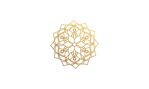 Mandala decorative element illustration. Geometric logo template
