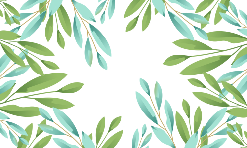 Nature flowers and leaves watercolor seamless pattern. Background flowers
