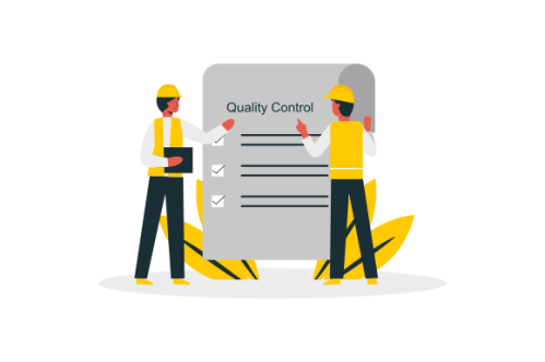 Qa engineers concept illustration. Quality control engineers illustration