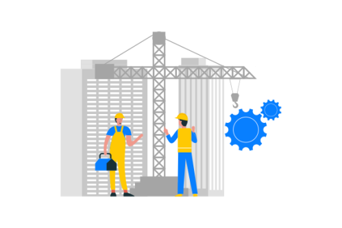 Qa engineers concept illustration. Quality control engineers illustration