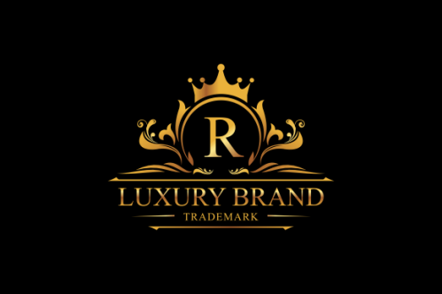 Luxury gold, royal brand, monogram luxury logo