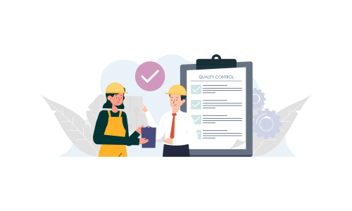 Qa engineers concept illustration. Quality control engineers illustration