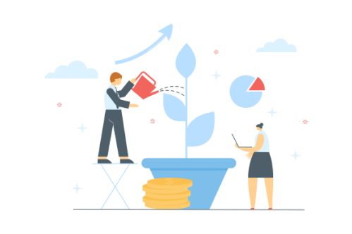 Corporate social responsibility ethical ( CSR ) illustration